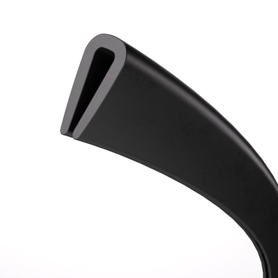 u型密封条铁皮包边玻璃防撞胶条