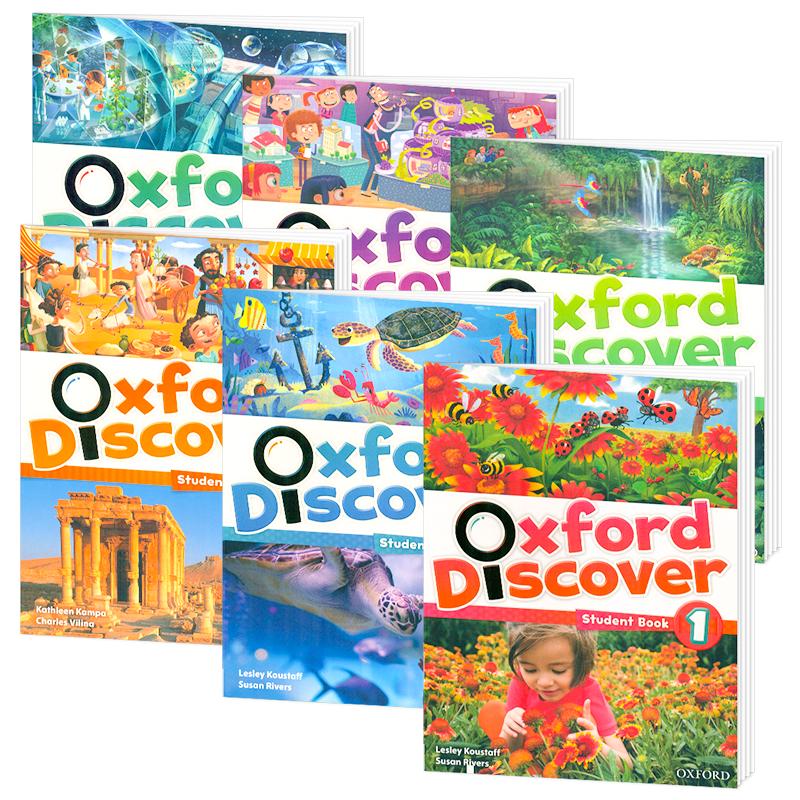 【自营】正版进口图书原版英文牛津探索发现Oxford Discover教材123456级课本练习册牛津少儿教材小学英语Oxford Discover Grammar