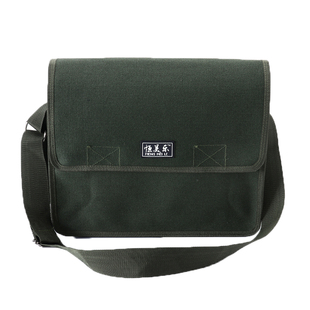 恒美乐全新单肩加厚加大耐磨精纺帆布多功能定做维修工电工工具包