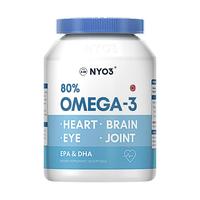 【自营】NYO3挪威高浓缩深海鱼油omega3学生记忆力软胶囊人用进口