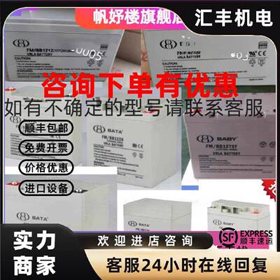 议价鸿贝蓄电池FM/BB1233T 12V28AH现货BB127 18 12V24 FM/BB1240