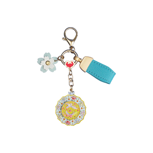 故宫代购花间蝶舞钥匙扣北京挂件北京文创创意生日礼物女生伴手礼