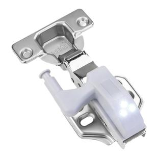 LED铰链灯橱柜衣柜灯柜门合页灯免布线安装酒柜鞋柜创意感应灯