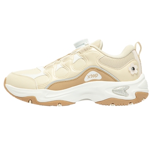 花瓣鞋｜特步儿童2025新款春季款女童鞋皮面防水运动鞋女中大童鞋