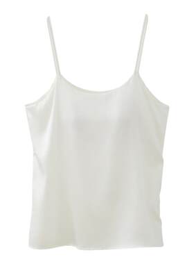 重磅19姆米真丝乳胶带胸垫吊带