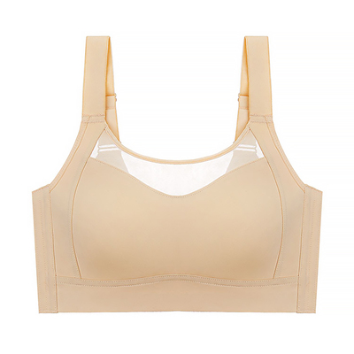 婷美蕾丝包裹无钢圈收副乳内衣