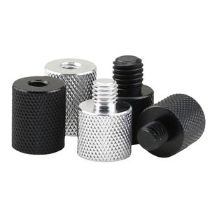 内外牙螺丝螺母铝合金手拧螺帽支播架三脚架1/4*M4转换M5M6M8M10