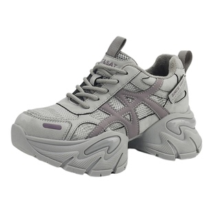 星期六超火加绒加厚老爹鞋女鞋2025冬季新款厚底增高运动休闲鞋子