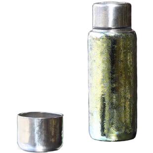 天沏闲庭纯钛保温杯闷茶杯全钛双层户外便携式水壶泡茶杯钛杯礼盒