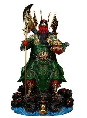 关公神像家用客厅招财商铺供奉武财神关羽摆件新款关二爷佛像树脂
