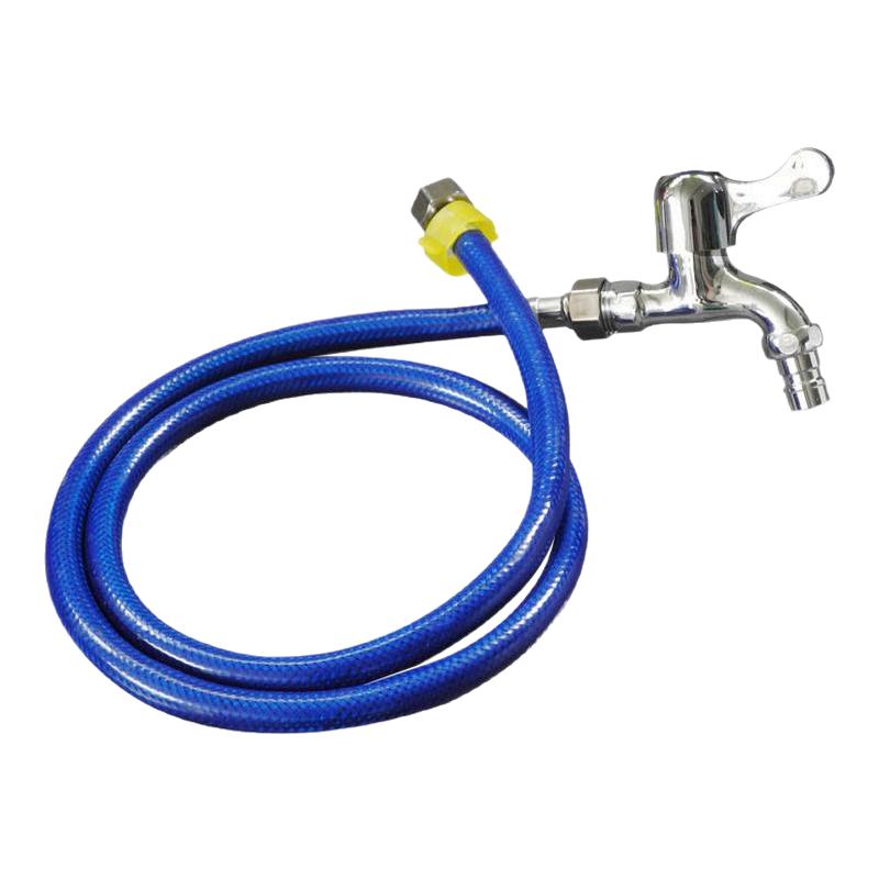水龙头延长管延伸器水管不锈钢包塑软管加长带开关加长家用接水管