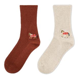 【马年限定】ideea点子点子「跑马灯」新春马年平安袜 中筒袜 团