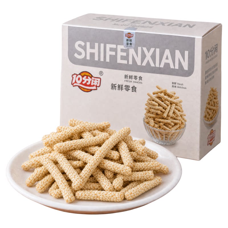 空心山药芝麻棒休闲追剧解馋食品袋装正品健康酥脆充饥芝麻条