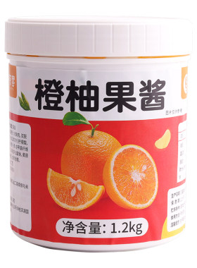 橙柚果酱1.2kg棒打鲜橙专用原料