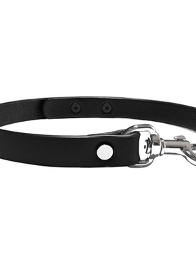 逆环简单挂真皮手工项圈