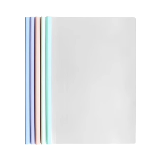 抽杆文件夹加厚透明插页a4纸收纳拉杆夹固定书夹子试卷整理活页夹