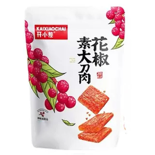 开小差花椒大刀肉芝麻烧网红辣条180g休闲零食整箱香辣食品