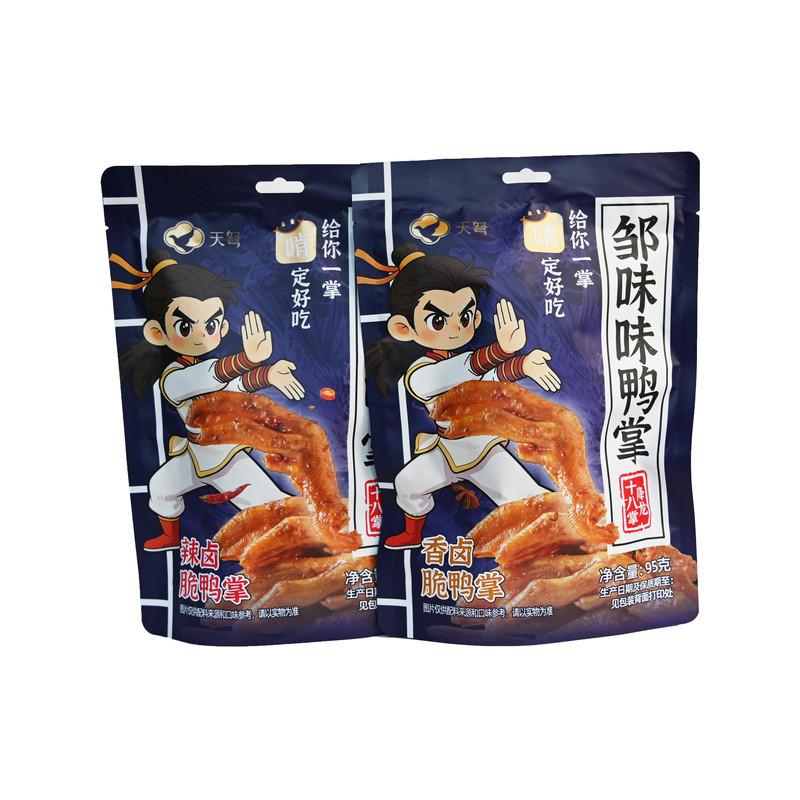 邹味味鸭掌香辣脆爽独立包装零食