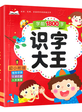 学前识字大王正版宝宝小孩卡片