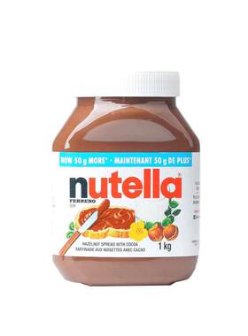 进口nutella能多益榛子可可酱