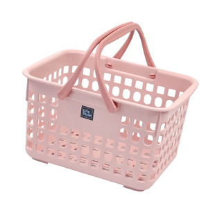 便万家洗澡篮子手提沐浴筐子超结实浴室收纳篮全镂空塑料洗漱浴篮