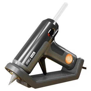 得力热熔胶枪家用手工制作电热熔枪7mm加长粘热熔胶棒胶条热熔枪