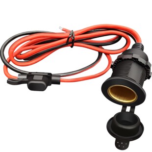 点烟器母座纯铜线12V24V汽车快充插座母头2.5平方承受大功率360瓦