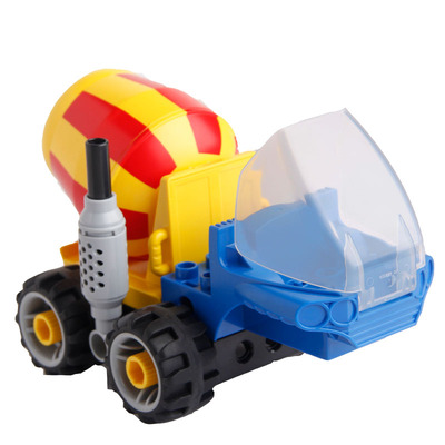 大颗粒机械积木轮胎散装斜连接器