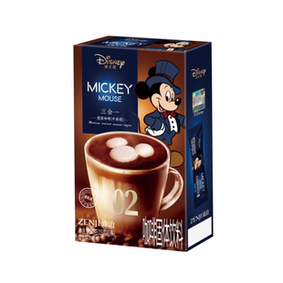 臻治迪士尼速溶咖啡粉三合一中烘焙盒装咖啡固体饮料多种口味