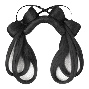 儿童汉服假发古风发包盘发发髻头饰女童古装明制发型日常垫发发饰