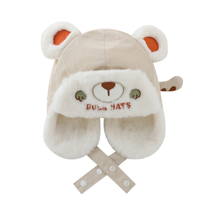 护耳帽冬季卡通婴幼儿男童雷锋帽