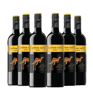 黄尾袋鼠 智利原瓶进口西拉梅洛加本力黑皮诺750ml*6瓶葡萄酒红酒