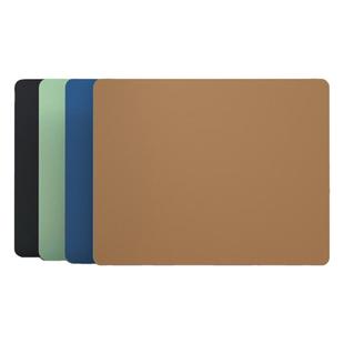 鼠标垫小号皮革纯色笔记本电脑桌面垫防水耐脏办公书桌垫便携简约