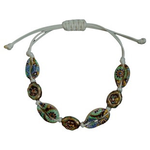 Vintage古着Natural Shell Weaving贝壳手链