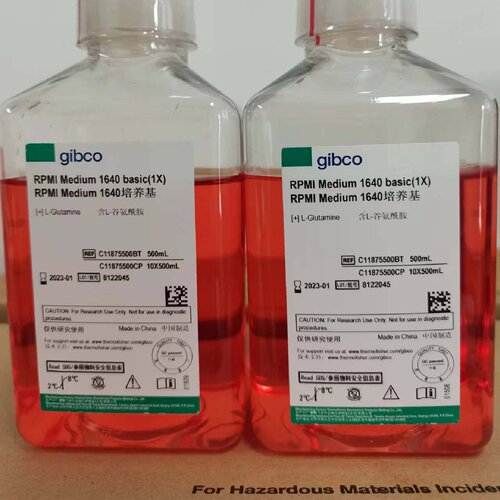 议价gibco 1640培养基 C11875500BT 500ml
