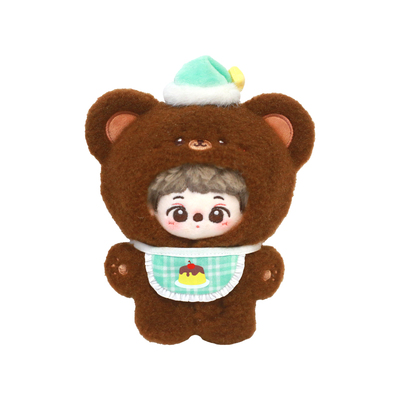 宇宙商店 10cm数星星系列动物爬爬服 棉娃自嘲熊轻松熊努努海星体