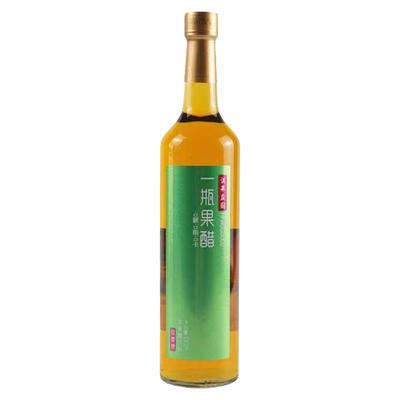 无糖型苹果醋饮料650ml大瓶装0糖0脂0卡好解腻水果汁发酵饮料整箱