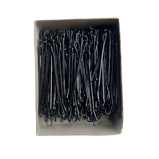 盘头钢夹子新娘专用一字夹美发工具黑夹子圆头影楼晚装盘发造型夹