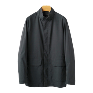 GORNIA/格罗尼雅男士风衣立领挺括商务百搭户外防风透气外套