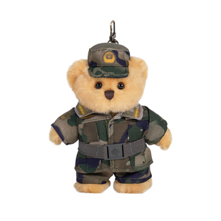 bears'home熊之家迷彩熊武警小熊玩偶公仔挂件礼物形象专属定制