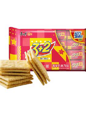 康师傅3+2苏打巧克力夹心饼干