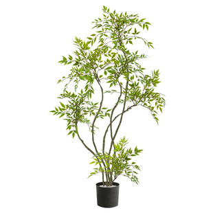 南天竹仿真绿植大型室内盆栽装饰花摆件客厅落地树高级仿生假植物