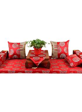 京都国风高密海绵罗汉床垫中式