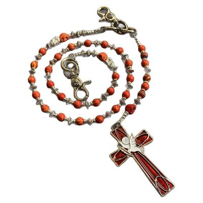 JUSSING男女潮流和平鸽CH扣裤链