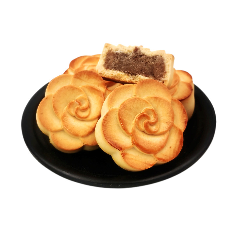 天津特产桂顺斋玫瑰软香酥礼盒装