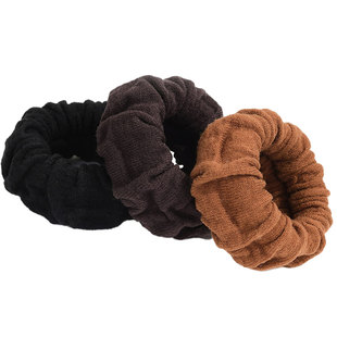 盘发发圈2025年新款扎头发皮筋头绳女丸子头发饰高弹发绳头饰神器