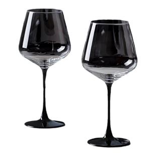 熹物水晶红领结勃艮第红酒杯轻奢高档高脚葡萄酒杯礼盒套装伴手礼