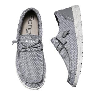 男鞋外贸原单超轻防滑舒适休闲低帮懒人散步鞋韩版中老年青年布鞋