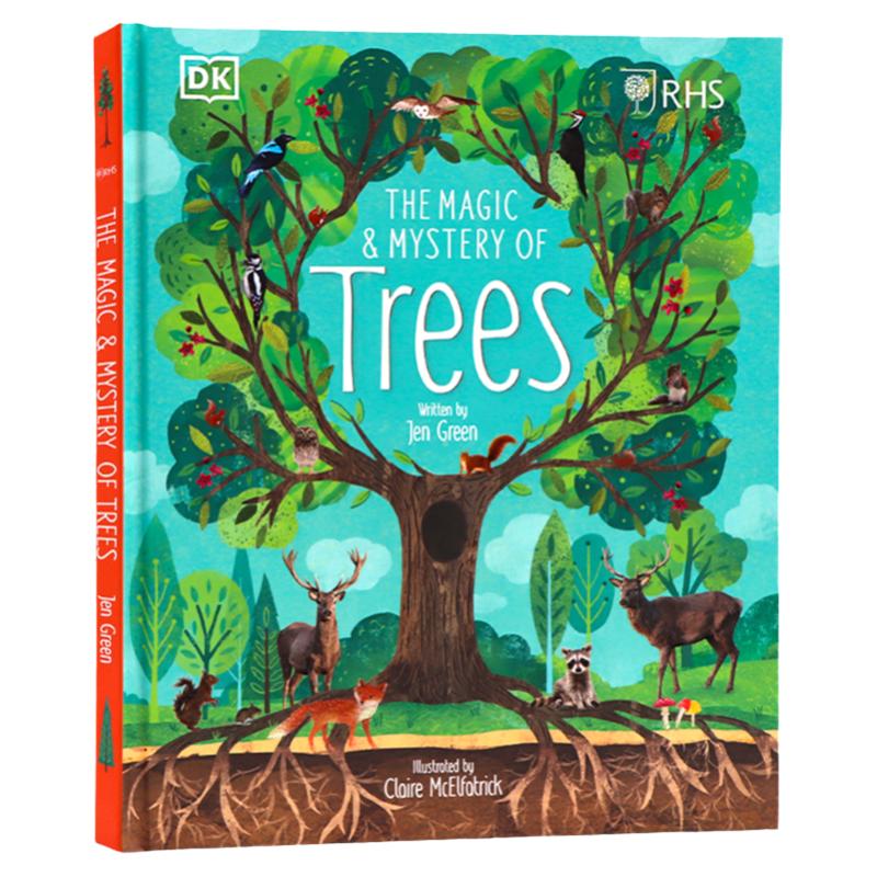 现货DK 树木的奥秘 英文原版 The Magic and Mystery of Trees 精装图书 儿童百科科普绘本图画书 自然科学保护环境 少儿插画书