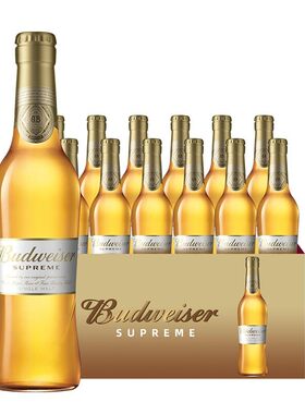 百威金尊高端拉格啤酒500ml*24瓶